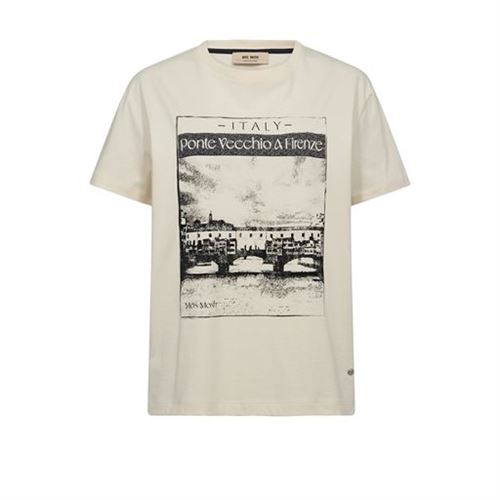MOS MOSH T-SHIRT, MMANSIE T-SHIRT, ECRU